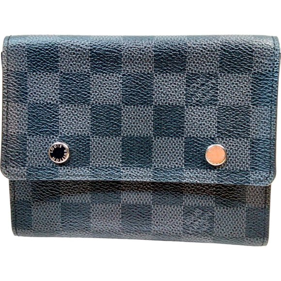 Louis Vuitton Wallet Graphite Black Damier 2 piece. - Picture 2 of 11